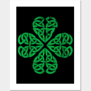 Traditional Celtic Shamrock Posters and Art